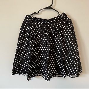 Polka Dot Skirt 🖤